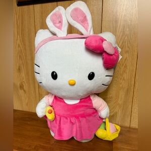 Hello Kitty Sanrio Gemmy Easter Greeter Basket Bunny Ears 24”